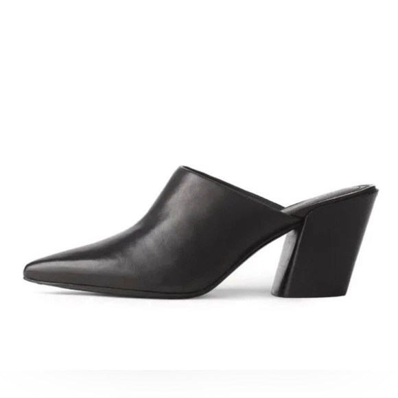 rag & bone Shoes - rag & bone Beha Leather Mules in Black, Size EU 38 or US 7.5
